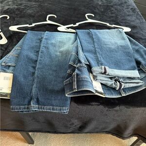 Lee Blue Ankle Cropped Jeans Versatile Style